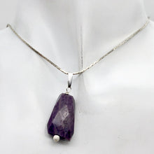Load image into Gallery viewer, Very Rare! Purple Faceted Sugilite Sterling Silver Pendant! | 1 3/8" Long |