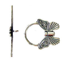 Load image into Gallery viewer, Flutter 1 Sterling Silver Butterfly Toggle Clasp 7934 - PremiumBead Primary Image 1