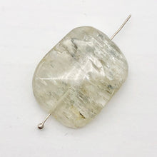 Load image into Gallery viewer, Hiddenite Kunzite Clear, Green, Rectangular Pendant Bead | 30x24x8mm | 1 Bead |