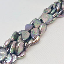 Load image into Gallery viewer, Platinum FW Teardrop Coin Pearl Strand Raindrops 108893 - PremiumBead Alternate Image 2