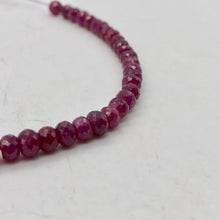 Load image into Gallery viewer, 8 Natural Ruby 4.5to4.9x3.5to3mm Faceted Roundel Beads | Red | 6+cts | - PremiumBead Alternate Image 3