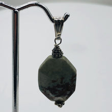 Load image into Gallery viewer, Owyhee Jasper Sterling Silver Drop Pendant | 1 3/4" Long| Gray/Brown| 1 Pendant|