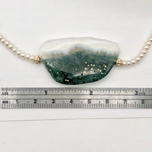 Load image into Gallery viewer, Ocean Jasper and Pearl 14K Gold Filled Necklace | 20 Inches Long |