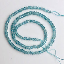 Load image into Gallery viewer, 73.7cts Natural Blue Zircon 3x1.5-4x2.5mm Graduated Faceted Bead Strand 10844 - PremiumBead Alternate Image 9