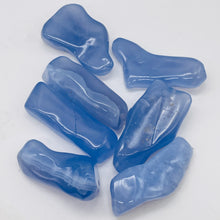 Load image into Gallery viewer, Chalcedony Designer Cut 375ct Pendant Beads| 42x22x10 - 35x23x15mm|Blue| 7 Beads