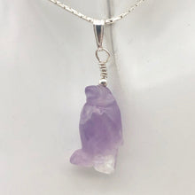 Load image into Gallery viewer, Darling! Amethyst Penguin Silver Silver Pendant 509273AMS - PremiumBead Alternate Image 10