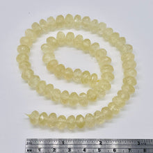 Load image into Gallery viewer, Rare Yellow Calcite Faceted Roundel Beads Strand | 10x5mm | 65 Beads |