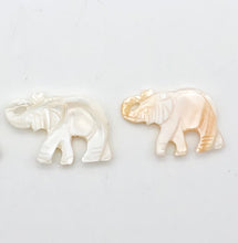 Load image into Gallery viewer, 1 Pachyderm Carved Mother of Pearl Shell Elephant Bead - PremiumBead Alternate Image 8