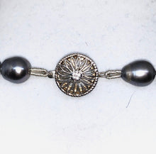 Load image into Gallery viewer, Silver-Grey Gorgeous Freshwater Pearl Sterling Necklace 20 inch 209805 - PremiumBead Alternate Image 3