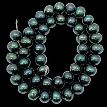 Load image into Gallery viewer, Midnight Emeralds Green FW Pearl Strand 109444