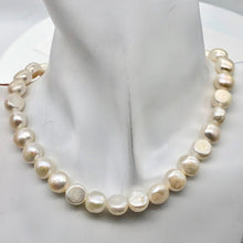 Load image into Gallery viewer, Baroque Creamy White FW Pearl 8" Strand| 9.5x9x6 to 13x9x6mm| White| 21 Pearls | - PremiumBead Alternate Image 3