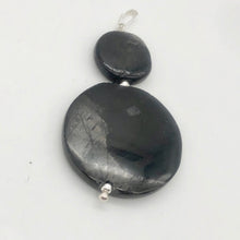 Load image into Gallery viewer, Hypersthene Sterling Silver Goddess Pendant | 2 Inch | Silver Black |