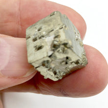 Load image into Gallery viewer, Pyrite Cube Display Specimen! W/Quartz! |.5x.5x.5mm | silver | cube | 1 each | - PremiumBead Alternate Image 4