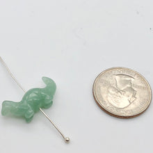 Load image into Gallery viewer, Dinosaur 2 Carved Aventurine Diplodocus Beads | 25x11.5x7.5mm | Green - PremiumBead Alternate Image 3