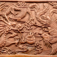 Load image into Gallery viewer, Hand Carved Dragon and Phoenix Boxwood Box - PremiumBead Alternate Image 4