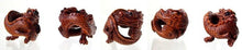 Load image into Gallery viewer, Hand Carved Boxwood Crouching Dragon Ojime/Netsuke Bead - PremiumBead Alternate Image 4