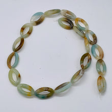 Load image into Gallery viewer, 6 Picture Frame Amazonite 20mm Oval Beads 9368C