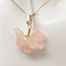 Load image into Gallery viewer, Charm! Rose Quartz Squirrel 14kgf Pendant - PremiumBead Alternate Image 7