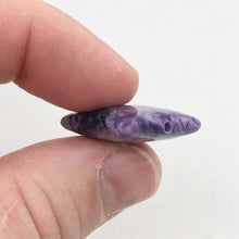 Load image into Gallery viewer, 80cts of Rare Rectangular Pillow Charoite Beads | 2 Beads | 26x19x8mm | 10871A - PremiumBead Alternate Image 9