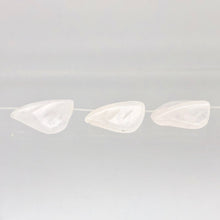 Load image into Gallery viewer, Gentle 3 Hand Carved Pale Rose Quartz 19x17x6mm Leaf Beads 9319RQ - PremiumBead Alternate Image 7