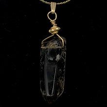Load image into Gallery viewer, Smoky Quartz 14KGF Wire Wrap Crystal | 1 3/4" Long | Smoky clear | 1 Pendant
