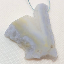 Load image into Gallery viewer, 80cts Blue Chalcedony Pendant Bead Pocket Druzy 9852N - PremiumBead Alternate Image 3