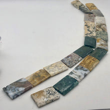 Load image into Gallery viewer, Ocean Jasper 36x24x4mm Amazing Rectangular Bead Strand - PremiumBead Primary Image 1