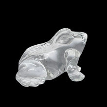 Load image into Gallery viewer, Quartz Frog Frog | 40x38x30mm | Clear | 1 Figurine |