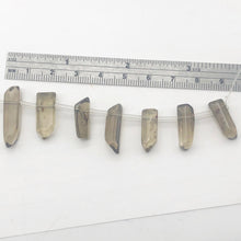 Load image into Gallery viewer, Semi-Precious Smokey Quartz, Crystal Briolette, 20x10x8-35x11x10mm, 16" strand - PremiumBead Alternate Image 4