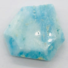 Load image into Gallery viewer, 63cts Druzy Natural Hemimorphite Pendant Bead | Blue | 30x30x8mm | 1 Bead |