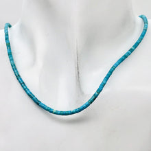 Load image into Gallery viewer, Incredible Natural U.S.A. Turquoise Heishi Bead Strand 102202