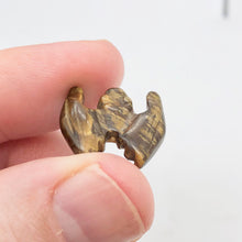 Load image into Gallery viewer, 2 Hand Carved Tiger's Eye Bat Beads | 20x12.5x5mm | Golden Brown - PremiumBead Alternate Image 3