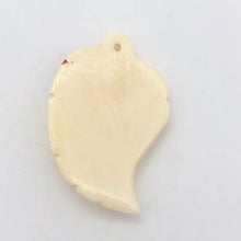 Load image into Gallery viewer, Loving Ladybug on a Leaf Hand Carved Pendant Bead | 44x29x8.5mm | 10870 - PremiumBead Alternate Image 10