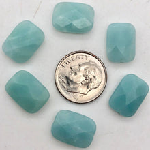 Load image into Gallery viewer, 6 Gem Quality Faceted Amazonite 14x10x7mm Beads - PremiumBead Alternate Image 2