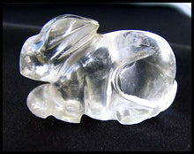 Load image into Gallery viewer, Carved Clear Quartz Bunny Rabbit Figurine | 1 5/8x1x1" | Quartz | 8070 - PremiumBead Alternate Image 4