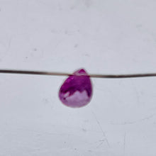 Load image into Gallery viewer, Sapphire Faceted .56ct Briolette | 6x4mm | Pink | 1 Bead |