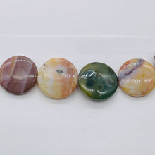 Load image into Gallery viewer, Ocean Jasper Graduated Round Strand | 26x8 to 24x8 mm | Multi-color | 16 Beads |