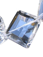 Load image into Gallery viewer, 1 Designer Pincushion Faceted 20x20mm Natural Quartz Bead 10449