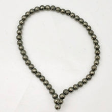 Load image into Gallery viewer, Pyrite Natural Round Bead Half Strand | 4mm | Silver | 50 Bead(s) |