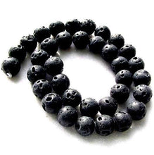Load image into Gallery viewer, Dawn of Creation 10mm Round Lava Bead Strand 109403 - PremiumBead Primary Image 1