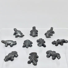 Load image into Gallery viewer, 2 Carved Shiny Hematite Lizard Beads | 26x14x7mm | Graphite - PremiumBead Alternate Image 9