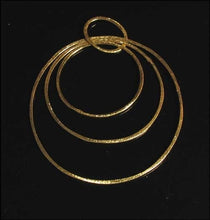 Load image into Gallery viewer, Designer Brushed 22K Vermeil Loop Component Piece 10288 - PremiumBead Primary Image 1