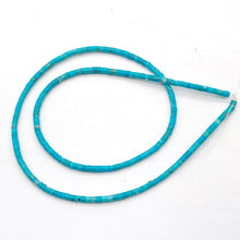 Load image into Gallery viewer, Incredible Natural U.S.A. Turquoise Heishi Bead Strand 102202
