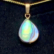 Load image into Gallery viewer, Abalone 14K Gold Filled Drop Pendant | 1" Long | Blue |