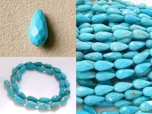 Load image into Gallery viewer, Natural USA Turquoise Teardrop Bead Strand | 14x7 to 13x6.5mm | 29 Beads |