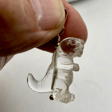 Load image into Gallery viewer, Quartz Dinosaur Tyrannosaurus Rex 14Kgf Pendant | 21x18.5x8mm, 1.5" (Long) | - PremiumBead Alternate Image 5
