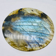 Load image into Gallery viewer, Aurora Borealis Labradorite Pendant Bead | Blue Green | 45mm | 1 Bead |