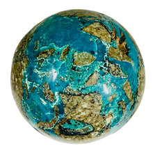 Load image into Gallery viewer, Azurite Malachite Chrysoprase Scry Round Sphere | 55mm | Green/Blue/Brown | 1 |