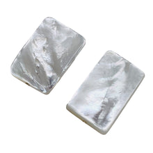 Load image into Gallery viewer, Natural AAA Mother of Pearl Shell Pendant Bead| 21x14 to 23x15x4mm | 2 Beads |
