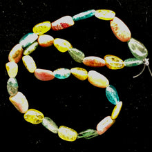 Load image into Gallery viewer, Tourmaline, Apatite Nugget Beads| 12x6mm | Green Blue Purple | 32 Bead Strand |
